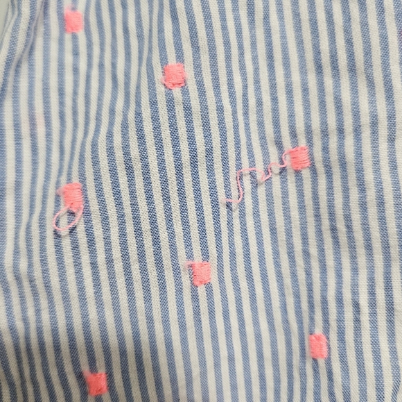 Loft Striped Blue and White Casual T-shirt Dress, Size Small - Picture 5 of 5